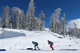 Сборная команда республики по лыжным гонкам  готовится к крупному турниру