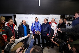 Возвращение в Татарстан двукратного олимпийского призера Андрея Ларькова
