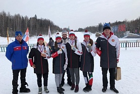 Спортсмены Татарстана - юноши и девушки 17-18 лет  - завоевали третье место в общекомандном зачете  в первенстве Приволжского федерального округа по лыжным гонкам