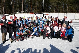 Старт и финиш Казанского лыжного марафона