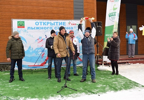 Модульная лыжная база открылась в Альметьевске