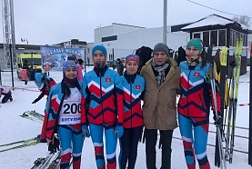 В Бугульме проходят  республиканские соревнования по лыжным гонкам