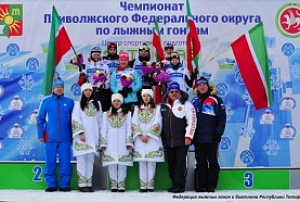 Сегодня на Чемпионате Приволжского Федерального округа по лыжным гонкам татарстанские спортсмены завоевали 4 медали 